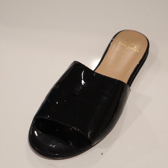 Marc Fisher Black Open Toe Slipper - Size 8 - Picture 2 of 8